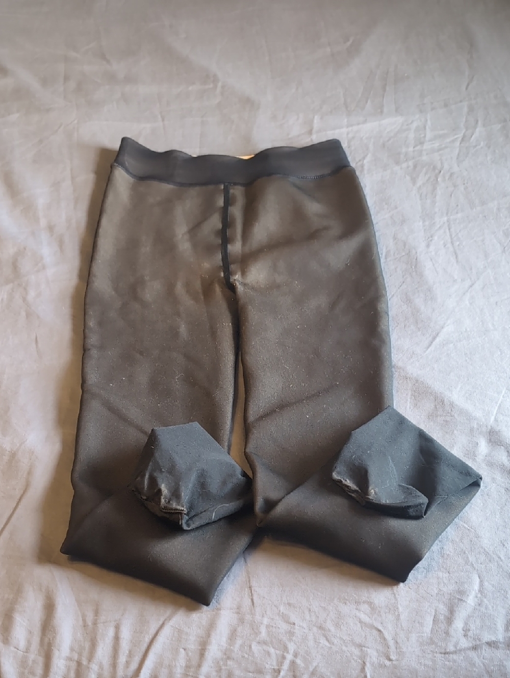 Source Unknown Black Fleece-Lined Leggings